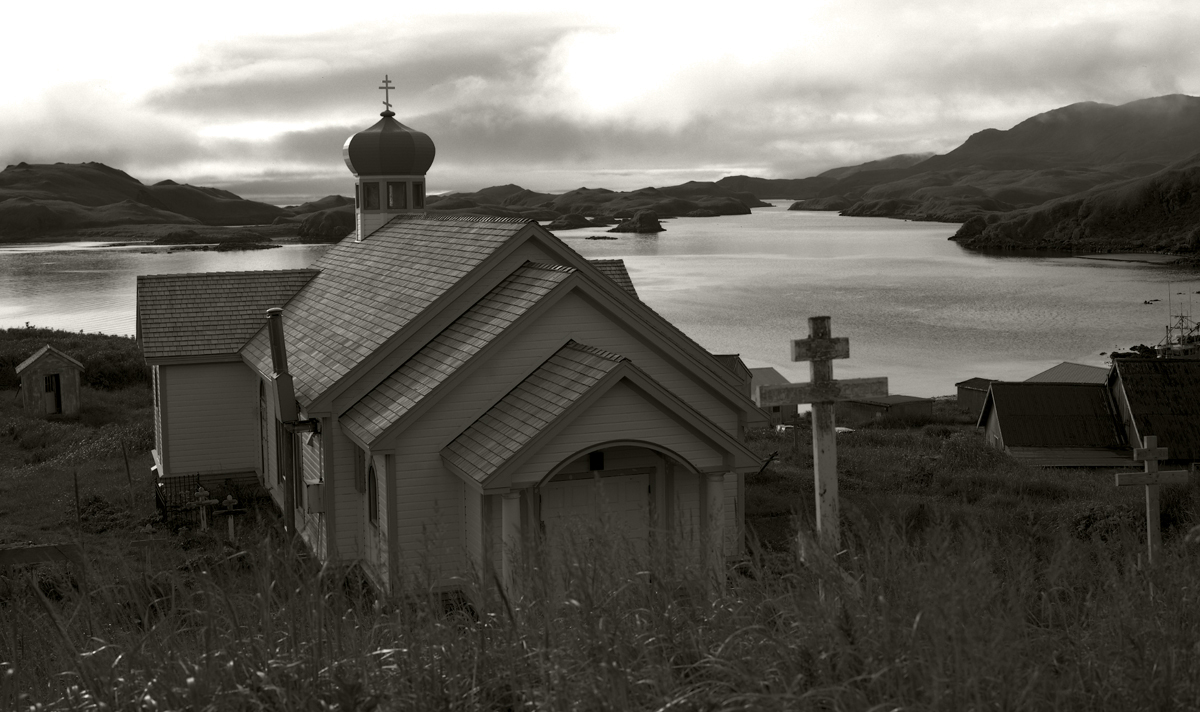St. Nicholas Orthodox Chapel. Atka Island. Alaska