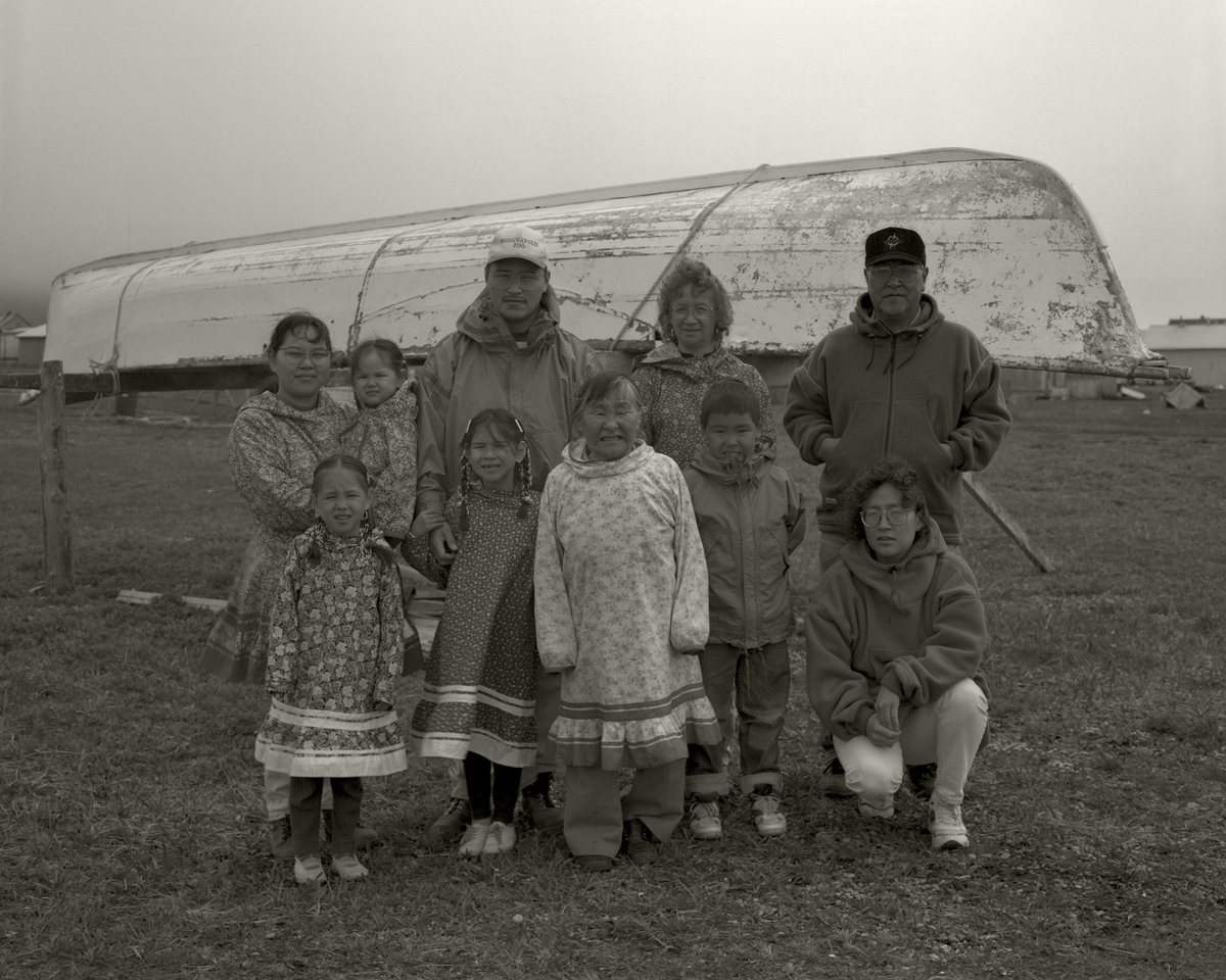 Siberian Yupik Family. Gambell. Alaska